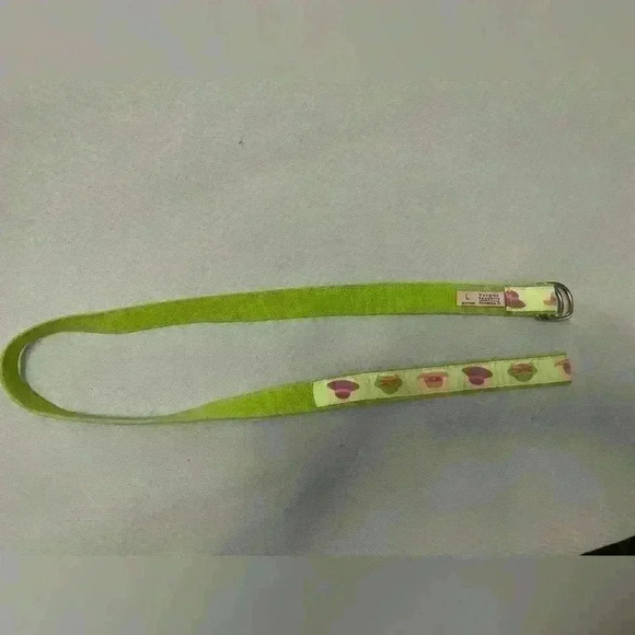 Vintage Preppy Lady Hats D Ring Ribbon Belt LG Douglas Paquette Providen Green - Picture 2 of 5